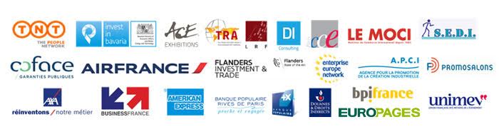 Logos Partenaires - Rencontres Export 75